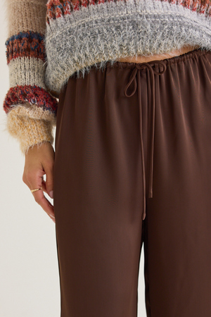 Lacy Satin Pants - Altar'd State - 