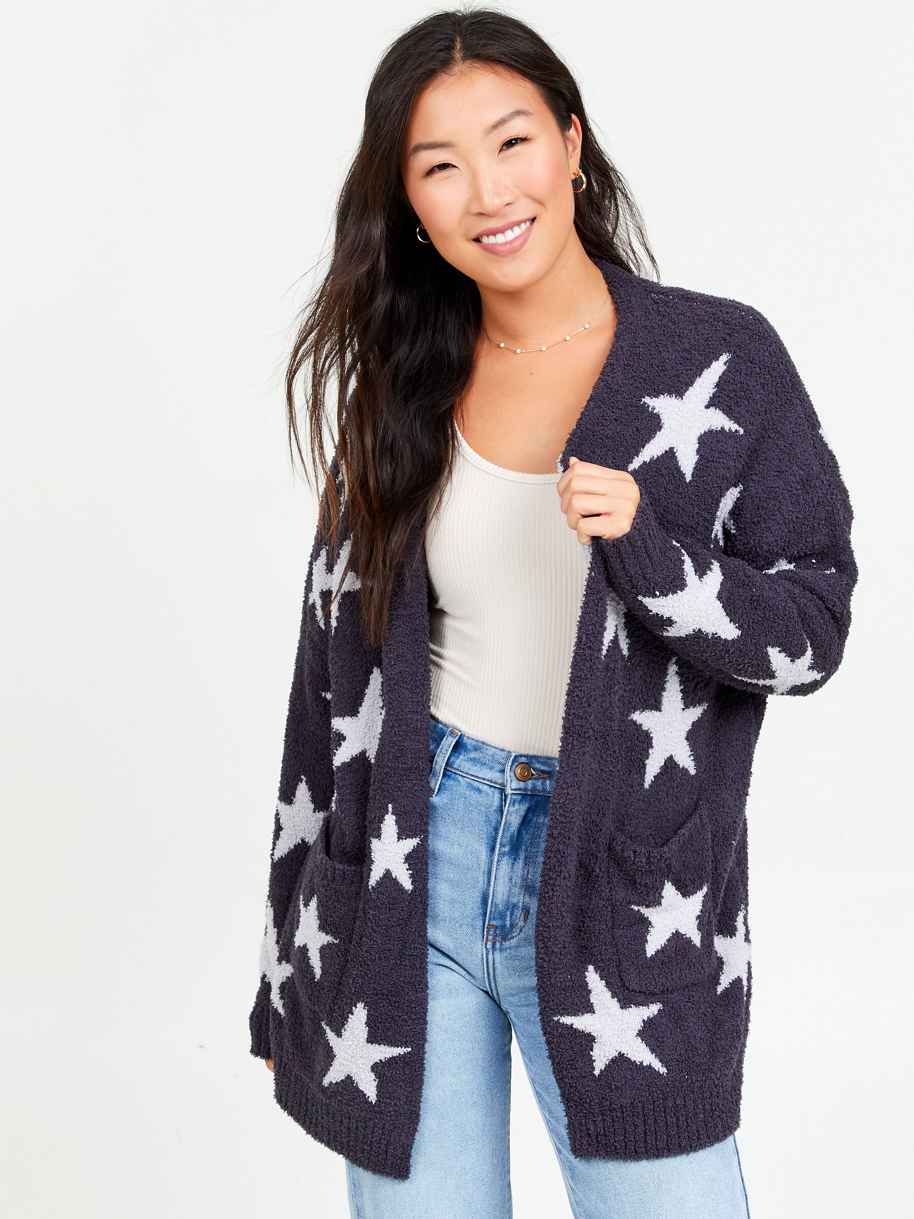 Teddy Star Cardigan | Altar'd State