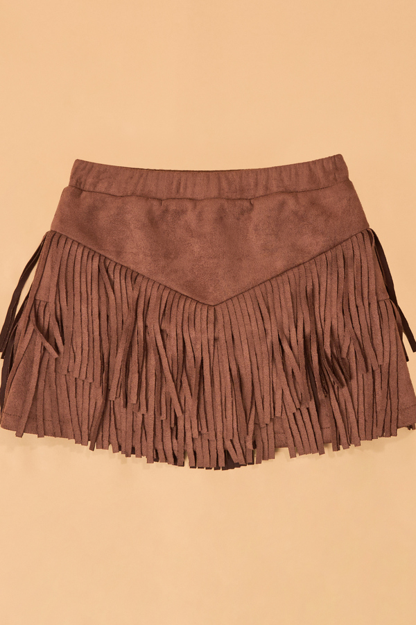 Faye Fringe Western Skort Detail 2 - Altar'd State