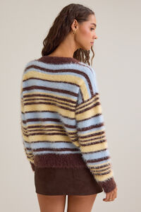 Josslyn Eyelash Stripe Sweater Detail 5 - Altar'd State