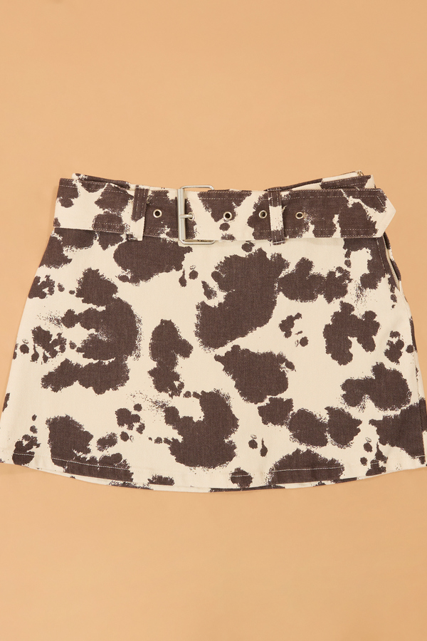 Georgia Cow Twill Skort - Altar'd State