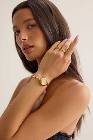 Minimal Luxe Round Watch - Altar'd State - 