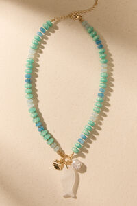 Coastal Charm Fish Necklace Detail 2 - Altar'd State