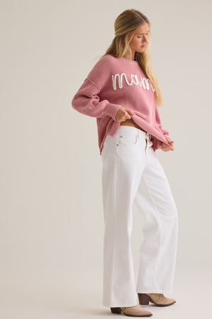 Maeve Mama Topstitch Sweater - Altar'd State - 