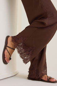 Lacy Satin Pants Detail 3 - Altar'd State