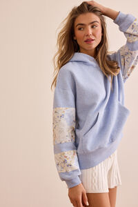 Champ Patchwork Hoodie Detail 4 - Altar'd State