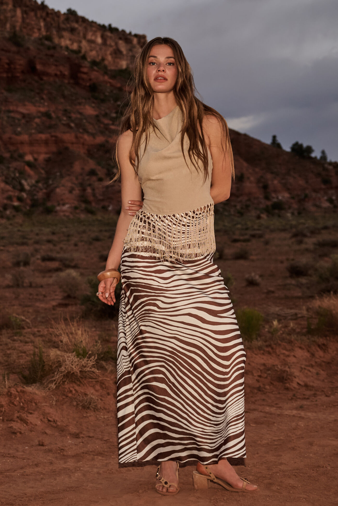 Jasmine Zebra Skirt