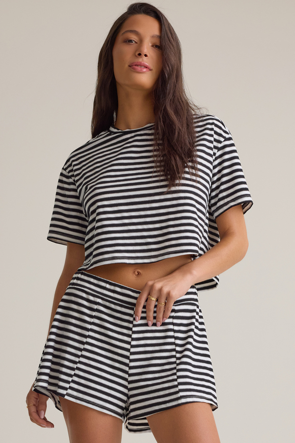 Nyra Stripe Relaxed Short - Altar'd State