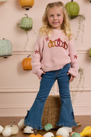 Hazel Harvest Flower Knit Sweater - Altar'd State - 