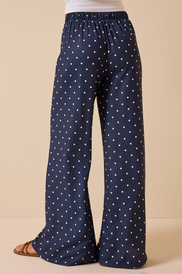 Lila Polka Dot Pant Detail 5 - Altar'd State