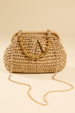 Lola Beaded Woven Bag - Altar'd State - 