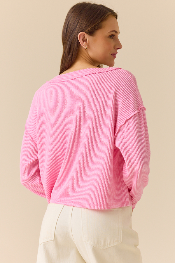 Layne Ribbed Top Detail 4 - Altar'd State
