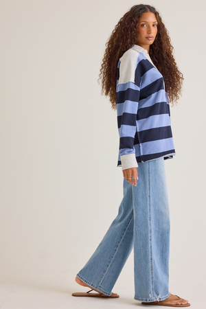 Mauve Striped Pullover - Altar'd State - 