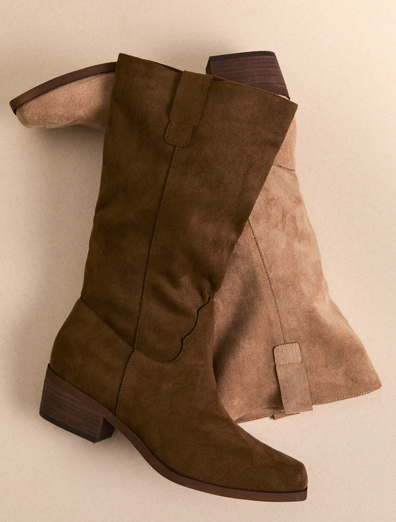 Prairie Suede Western Boot Detail 1 - Altar'd State