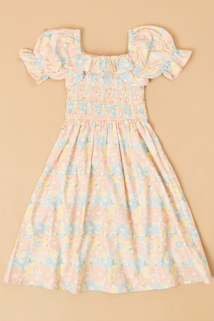 Ember Floral Ruffle Sleeve Toddler Dress - Altar'd State - 