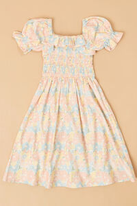 Ember Floral Ruffle Sleeve Toddler Dress Detail 2 - Altar'd State