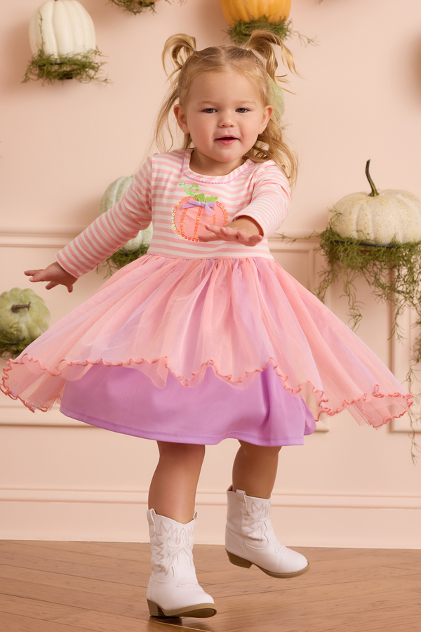 Paige Pumpkin Tutu Dress Detail 3 - Altar'd State