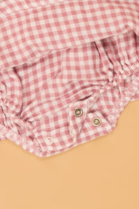 Daphne Duck Gingham Bubble With Bows Detail 4 - Altar'd State