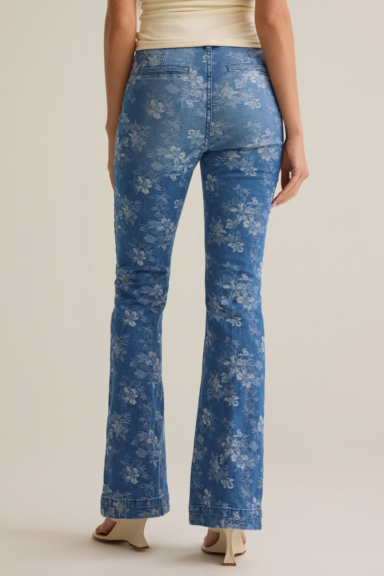 Ada Floral High Rise Jeans