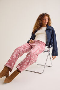 Kerstin High Rise Bandana Barrel Pants - Altar'd State