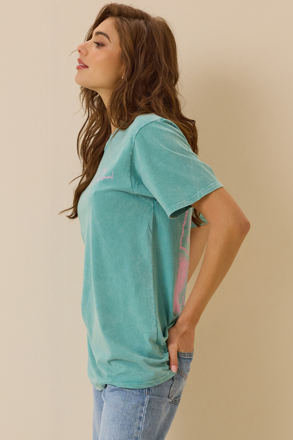 Golden Hour Postcard Graphic Tee Detail 5 - Altar'd State