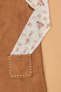 Carie Jumper Suede Dress Youth Set Detail 3 - Altar'd State