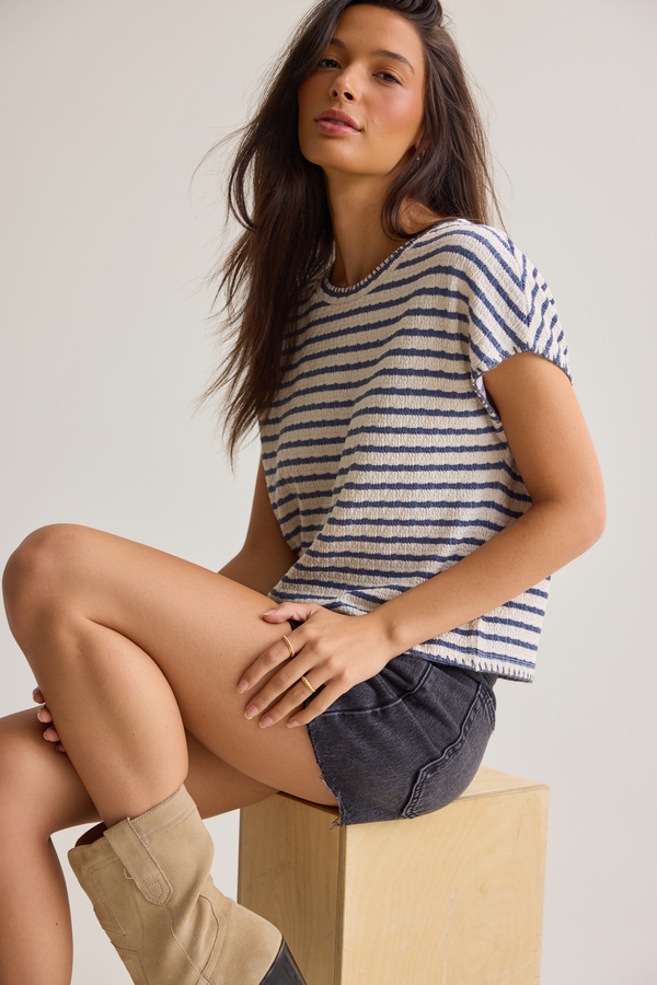 Candace Striped Top Detail 2 - Altar'd State