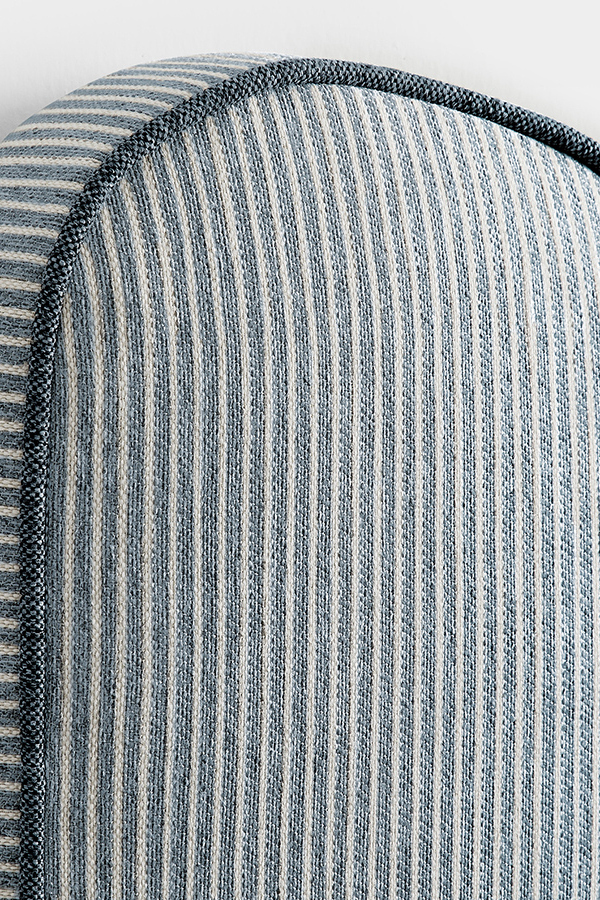 Gemma Stripe Upholstered Headboard Detail 4 - Altar'd State