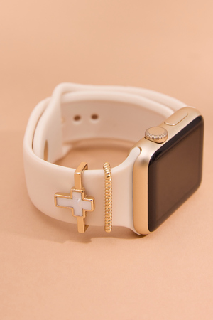 Cross Charm Smart Watch Band - Altar'd State - 