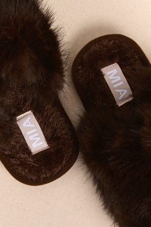 Elayna Fur Slipper - Altar'd State - 