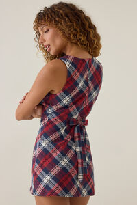 Ruby Plaid Romper Detail 7 - Altar'd State