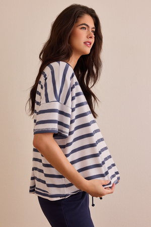 Relaxed Rib Oversized Tee - Altar'd State - 