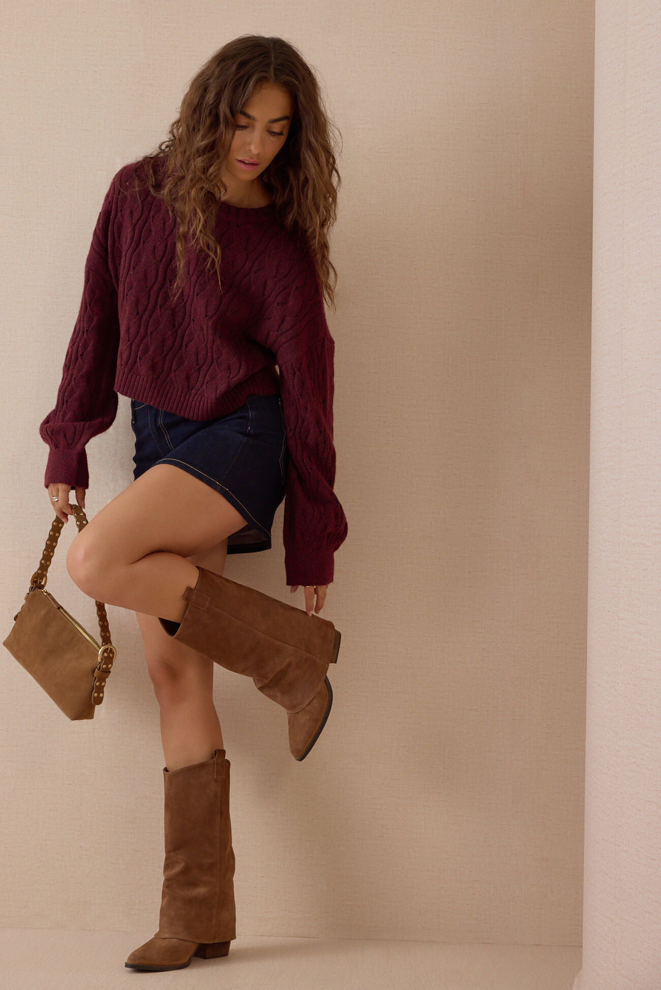 Rory Cable Knit Sweater