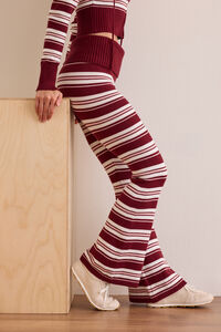 Sprint Stripe Fold Over Pant Detail 4 - Altar'd State