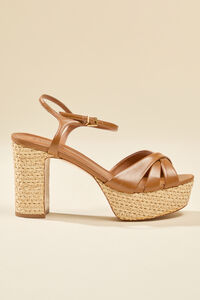 Schutz Keefa Raffia Heel Detail 2 - Altar'd State