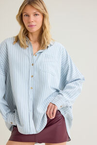 Foster Striped Button Down Detail 3 - Altar'd State