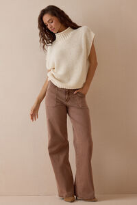 Amelie Open Knit Vest Detail 2 - Altar'd State