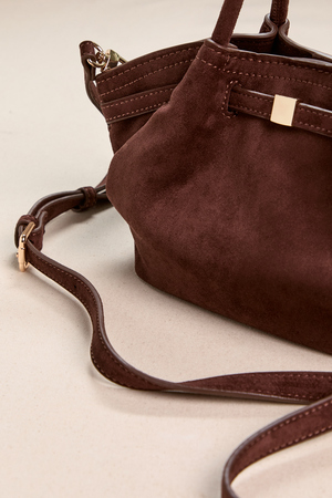 Sienna Belted Suede Mini Crossbody - Altar'd State - 