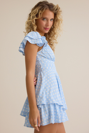 Stella Polka Dot Romper - Altar'd State - 