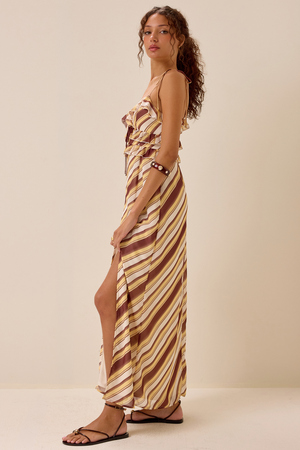 Tessa Ruffled Maxi Dress - Altar'd State - 