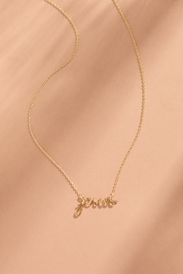 Jesus Charm Necklace - Altar'd State