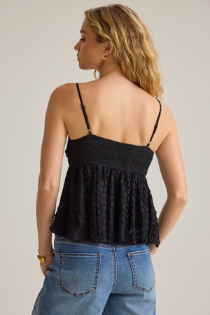 Reeve Lace Ruffle Tank - Altar'd State - 
