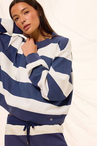 Supersoft Rugby Stripe Pullover Detail 2 - Altar'd State