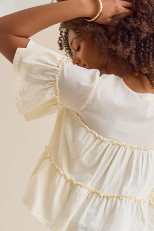 Calliope Tiered Babydoll Top - Altar'd State - 