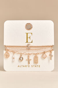 E Charm Bracelet Set - Altar'd State