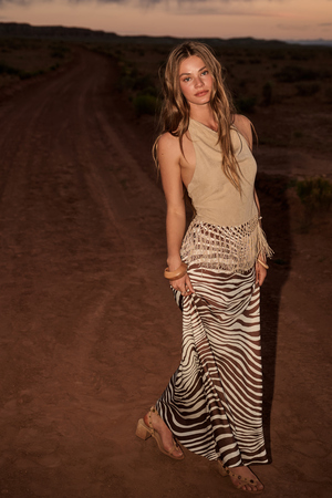 Jasmine Zebra Skirt - Altar'd State - 