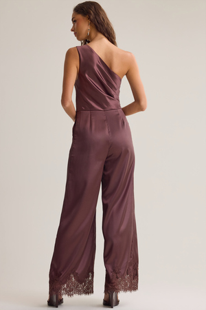 Devereaux Satin Jumpsuit - Altar'd State - 
