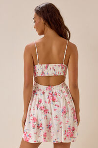 Roslynn Floral Mini Dress Detail 2 - Altar'd State