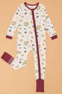 Billy Vintage Football Romper Detail 2 - Altar'd State