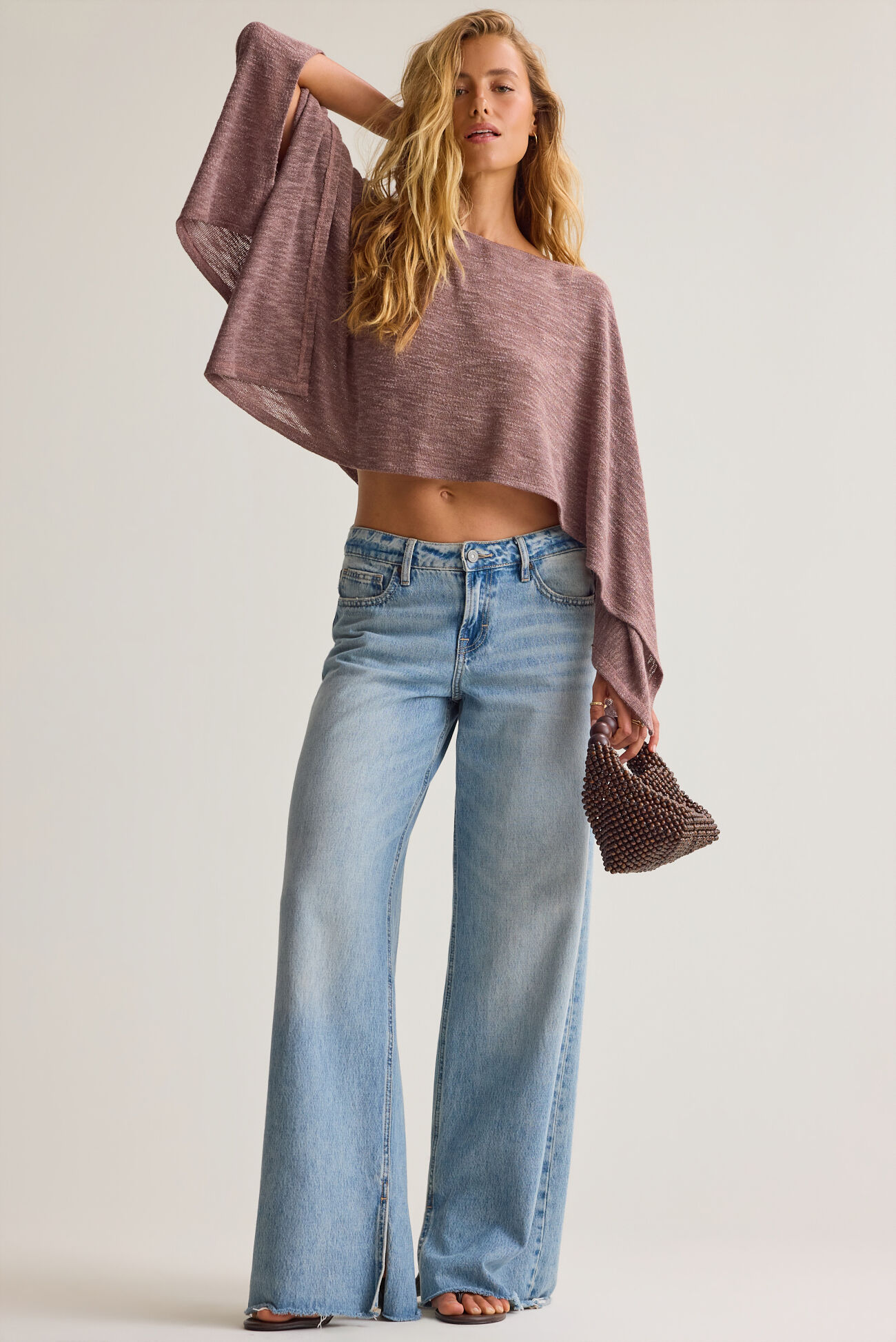 Peggy Poncho Top
